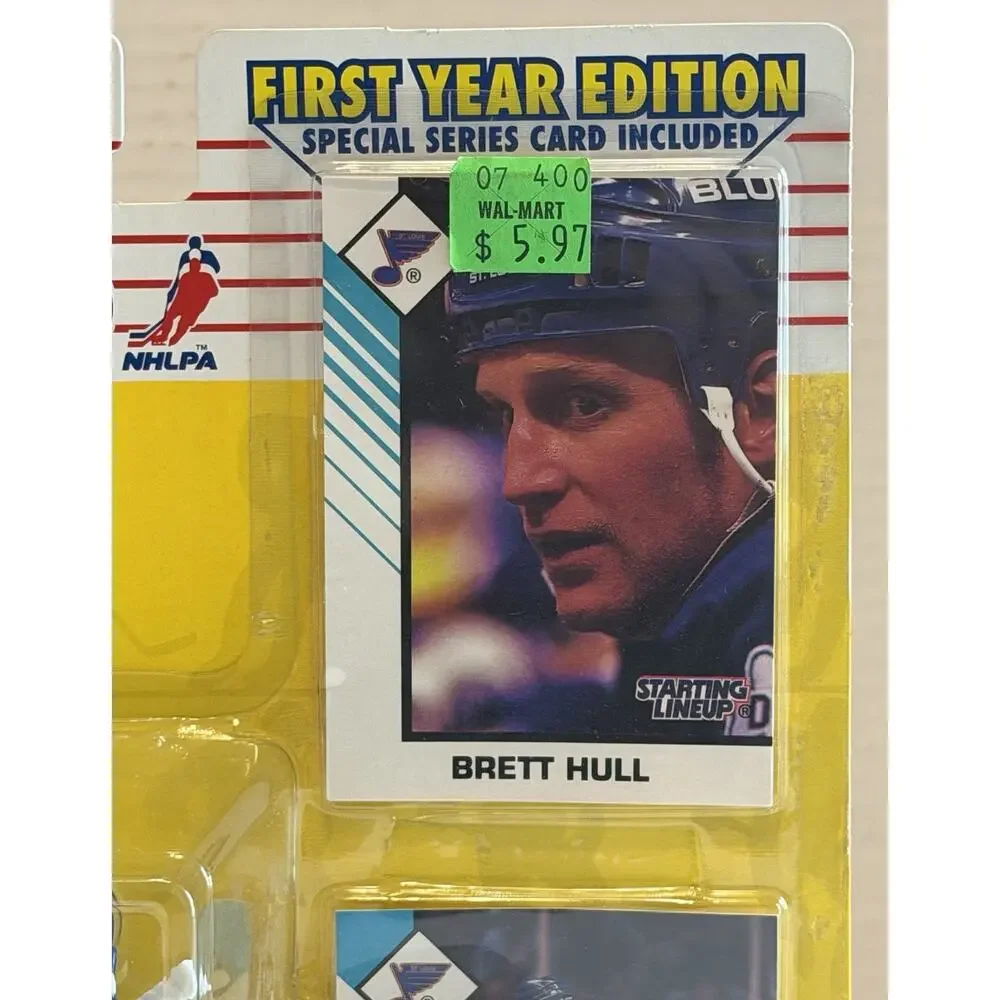 1993 Starting Lineup Figure Brett Hull St Louis Blues HOF NOS NIP FREE SHIPPING
